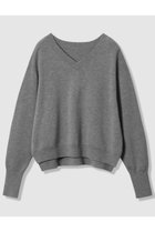 【アルアバイル/allureville】のウールスムース2WAYネックプルオーバー グレー|ID: prp329100004716624 ipo3291000000034078955