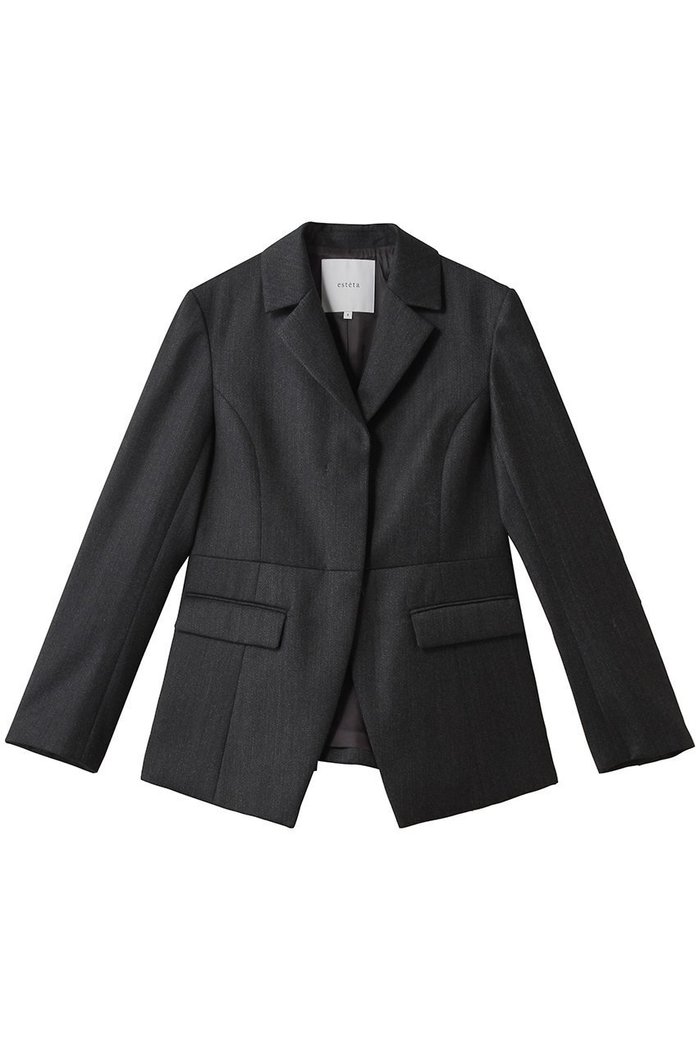 【エステータ/esteta】のCANONICO カバートクロス ジャケット インテリア・キッズ・メンズ・レディースファッション・服の通販 founy(ファニー) https://founy.com/ ファッション Fashion レディースファッション Fashion for Women アウター Coat / Outerwear Collection レディースジャケット・軽アウター Jackets おすすめ Recommended / Our Picks オケージョン Occasion Wear ジャケット Jacket, Outerwear ファブリック Fabric, Textile ペプラム Peplum, Flared Hem マニッシュ Mannish, Boyish ビジネス 仕事 通勤 Business / Work / Commuting 新作・新入荷 New Arrivals / New In A/W・秋冬 Autumn/Winter |ID: prp329100004716626 ipo3291000000034078957