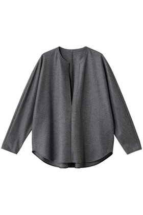 【エステータ/esteta】のウールツイルジャージー スリットネック ブラウス 人気、トレンドファッション・服の通販 founy(ファニー) ファッション Fashion レディースファッション Fashion for Women トップス・カットソー Cut & Sew Tops シャツ・ブラウス・オフィスカジュアル Elegant Blouses & Button-Ups おすすめ Recommended / Our Picks カットソー Cut and Sewn Top スリット Slit, Slit Detail スリーブ Sleeve, Long Sleeve / Short Sleeve タートルネック Turtleneck, High Neck デコルテ Décolleté, Neckline フロント Front, Front Design ロング Long, Long-Length |ID:prp329100004716630