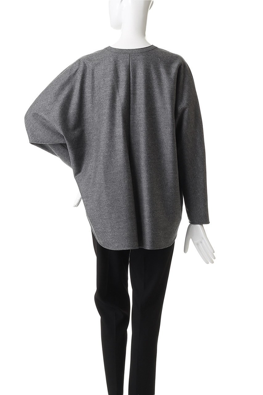 【エステータ/esteta】のウールツイルジャージー スリットネック ブラウス 人気、トレンドファッション・服の通販 founy(ファニー) 　ファッション　Fashion　レディースファッション　Fashion for Women　トップス・カットソー　Cut & Sew Tops　シャツ・ブラウス・オフィスカジュアル　Elegant Blouses & Button-Ups　おすすめ　Recommended / Our Picks　カットソー　Cut and Sewn Top　スリット　Slit, Slit Detail　スリーブ　Sleeve, Long Sleeve / Short Sleeve　タートルネック　Turtleneck, High Neck　デコルテ　Décolleté, Neckline　フロント　Front, Front Design　ロング　Long, Long-Length　other-4|ID: prp329100004716630 ipo3291000000035617412