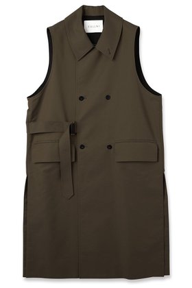 【クルニ/CULLNI】 【UNISEX】シャンブレーギャバジン タイロッケンロングベスト人気、トレンドファッション・服の通販 founy(ファニー) ファッション Fashion レディースファッション Fashion for Women アウター Coat / Outerwear Collection レディースジャケット・軽アウター Jackets ユニセックス Unisex, Genderless ジャケット Jacket, Outerwear スタンド Stand Collar, Upright Stand スリット Slit, Slit Detail ベスト Vest, Waistcoat ポケット Pocket, Pocket Detail モダン Modern, Contemporary 新作・新入荷 New Arrivals / New In |ID:prp329100004716640