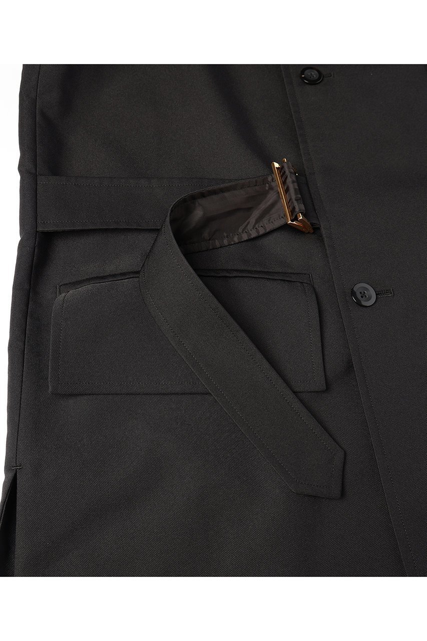 【クルニ/CULLNI】の【UNISEX】シャンブレーギャバジン タイロッケンロングベスト 人気、トレンドファッション・服の通販 founy(ファニー) 　ファッション　Fashion　レディースファッション　Fashion for Women　アウター　Coat / Outerwear Collection　レディースジャケット・軽アウター　Jackets　ユニセックス　Unisex, Genderless　ジャケット　Jacket, Outerwear　スタンド　Stand Collar, Upright Stand　スリット　Slit, Slit Detail　ベスト　Vest, Waistcoat　ポケット　Pocket, Pocket Detail　モダン　Modern, Contemporary　新作・新入荷　New Arrivals / New In　other-5|ID: prp329100004716640 ipo3291000000034079077