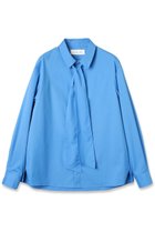【クルニ/CULLNI】の【UNISEX】ハイカウントブロード ボウタイシャツ 人気、トレンドファッション・服の通販 founy(ファニー) ファッション Fashion レディースファッション Fashion for Women トップス・カットソー Cut & Sew Tops シャツ・ブラウス・オフィスカジュアル Elegant Blouses & Button-Ups ユニセックス Unisex, Genderless なめらか Smooth, Silky Texture スリット Slit, Slit Detail スリーブ Sleeve, Long Sleeve / Short Sleeve ハイネック High Neck, Mock Neck パターン Pattern, Design Print ブロード Broadcloth, Fine Cotton ラウンド Round, Round Neck リボン Ribbon, Bow ロング Long, Long-Length エレガント 上品 Elegant 新作・新入荷 New Arrivals / New In thumbnail ブルー|ID: prp329100004716641 ipo3291000000034079081