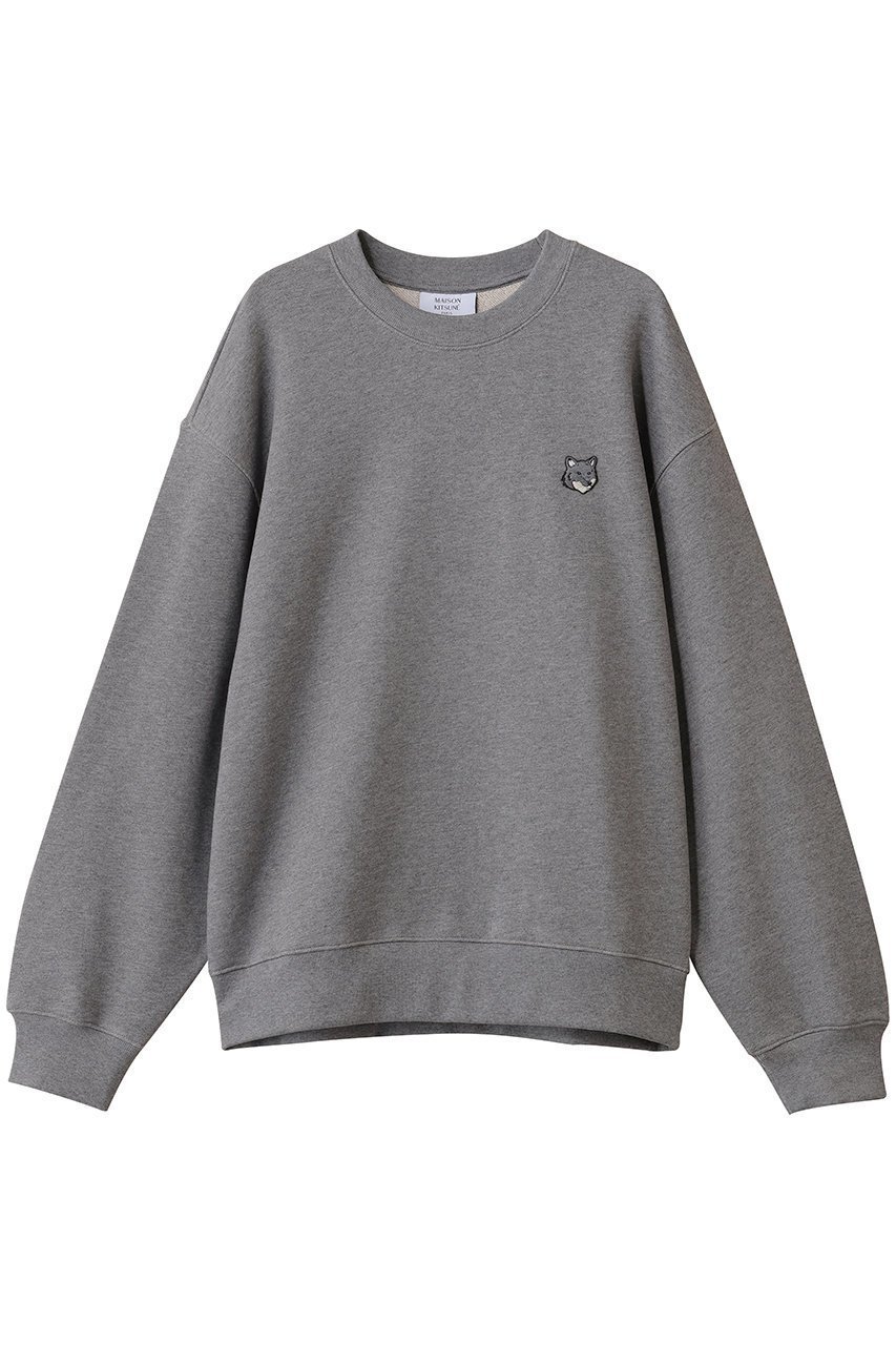 【メゾン キツネ/MAISON KITSUNE / MEN】の【MEN】FOX ヘッド コンフォート スウェット シャツ インテリア・キッズ・メンズ・レディースファッション・服の通販 founy(ファニー) 　ファッション　Fashion　メンズファッション　Fashion for Men　トップス・カットソー　Cut & Sew Tops　パーカー・フーディー / カジュアルコーデ　Hoodies & Parkas　メンズシャツ　Shirts　スウェット / スエット　Sweatshirt, Sweatwear　スラックス　Slacks, Dress Pants　デニム　Denim, Jeans Material　フォックス　Fox, Fox Fur　リラックス　Relax, Relaxed Fit　新作・新入荷　New Arrivals / New In　ミディアムグレーメランジ|ID: prp329100004716645 ipo3291000000034079120
