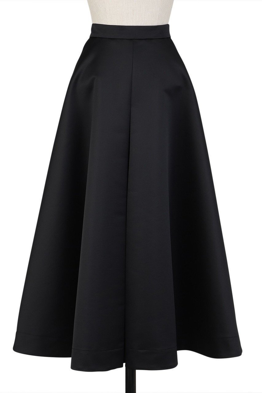 【オブリオ/AUBRIOT】のマットサテンスカート インテリア・キッズ・メンズ・レディースファッション・服の通販 founy(ファニー) 　ファッション　Fashion　レディースファッション　Fashion for Women　スカート　Skirts　ロングスカート　Long Skirts / Maxi & Midi Skirts　イタリア　Italy　エレガント 上品　Elegant　サテン　Satin, Glossy Fabric　センター　Center, Center Line　フォルム　Silhouette, Form　フレア　Flare, Flared　ボックス　Boxy, Box Shape　ラグジュアリー　Luxury, Elegant　ロング　Long, Long-Length　新作・新入荷　New Arrivals / New In　ブラック|ID: prp329100004716652 ipo3291000000034079302