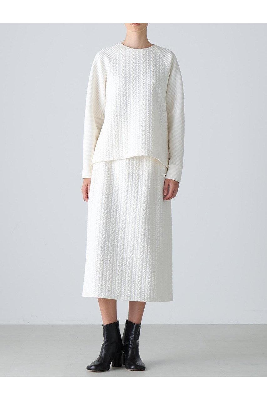 【アドーア/ADORE】のジャガードジャージートップス 人気、トレンドファッション・服の通販 founy(ファニー) 　ファッション　Fashion　レディースファッション　Fashion for Women　トップス・カットソー　Cut & Sew Tops　シャツ・ブラウス・オフィスカジュアル　Elegant Blouses & Button-Ups　ロングTシャツ・Tシャツ　Longline T-Shirts & Tees　カットソー・ベーシックTシャツ　Cut-and-Sewn Tops / Stretch Tees & Basics　カットソー　Cut and Sewn Top　ジャカード／ジャガード　Jacquard, Woven Pattern　スリーブ　Sleeve, Long Sleeve / Short Sleeve　ヘムライン　Hemline, Bottom Cut　ロング　Long, Long-Length　other-3|ID: prp329100004717740 ipo3291000000034089561