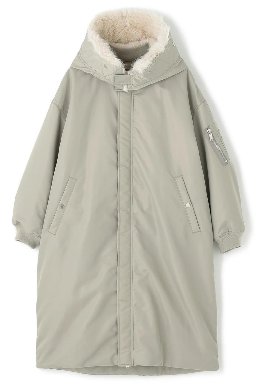 【ル フィル/LE PHIL】のU-2 LONG HOODIE インテリア・キッズ・メンズ・レディースファッション・服の通販 founy(ファニー) 　ファッション　Fashion　レディースファッション　Fashion for Women　アウター　Coat / Outerwear Collection　レディースジャケット・軽アウター　Jackets　コレクション　Collection, Seasonal Line　ジャケット　Jacket, Outerwear　スマート　Smart, Elegant　デニム　Denim, Jeans Material　ビッグ　Big, Oversized　フィット　Fit, Slim Fit　フェイクファー　Faux Fur, Imitation Fur　防寒　Cold Protection, Winter-Ready　ロング　Long, Long-Length　ワーク　Workwear, Utility Style　冬　Winter / This Winter　エレガント 上品　Elegant　グレー|ID: prp329100004717746 ipo3291000000034089606