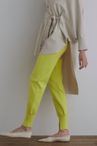 【ル フィル/LE PHIL】の《LE PHIL》ヴィスニットパンツ 人気、トレンドファッション・服の通販 founy(ファニー) ファッション Fashion レディースファッション Fashion for Women パンツ Pants & Trousers スタンダード Standard, Basic スリット Slit, Slit Detail リラックス Relax, Relaxed Fit エレガント 上品 Elegant 再入荷 Restock / Back in Stock thumbnail イエロー|ID: prp329100004717747 ipo3291000000035971428