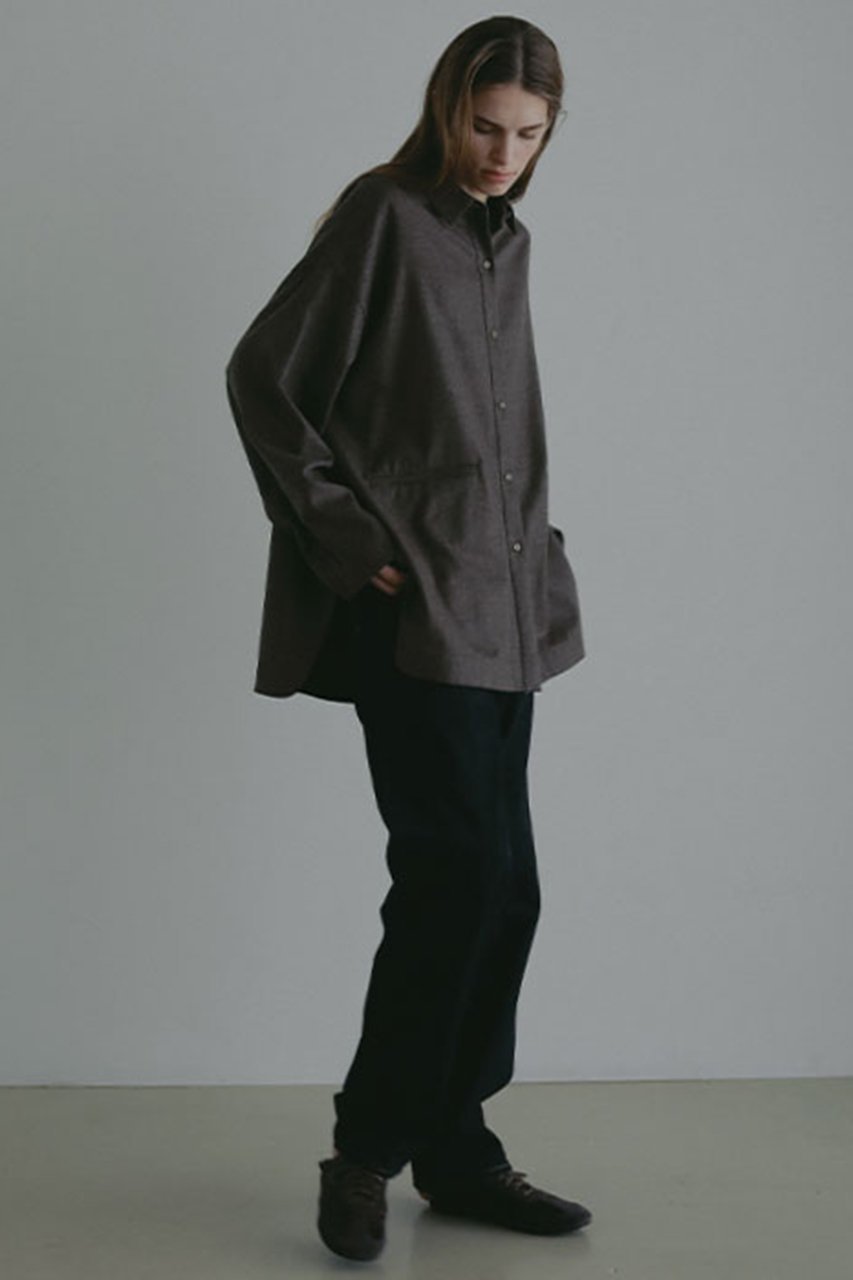 【エトレトウキョウ/ETRE TOKYO】のハイカウントフラノオーバーサイズシャツ 人気、トレンドファッション・服の通販 founy(ファニー) 　ファッション　Fashion　レディースファッション　Fashion for Women　トップス・カットソー　Cut & Sew Tops　シャツ・ブラウス・オフィスカジュアル　Elegant Blouses & Button-Ups　インナー　Innerwear　秋　Autumn　スリーブ　Sleeve, Long Sleeve / Short Sleeve　バランス　Balance, Style Balance　ロング　Long, Long-Length　冬　Winter / This Winter　新作・新入荷　New Arrivals / New In　other-3|ID: prp329100004717756 ipo3291000000034089688