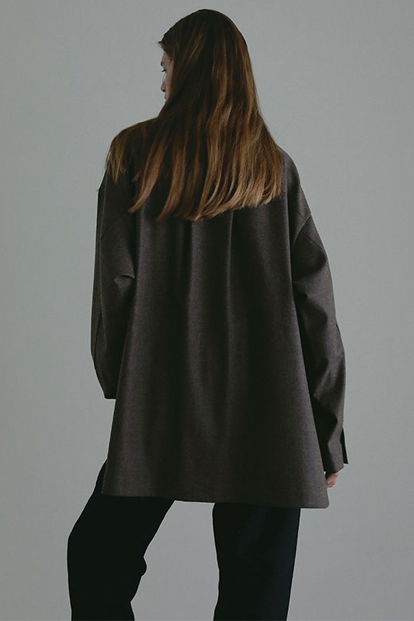 【エトレトウキョウ/ETRE TOKYO】のハイカウントフラノオーバーサイズシャツ 人気、トレンドファッション・服の通販 founy(ファニー) 　ファッション　Fashion　レディースファッション　Fashion for Women　トップス・カットソー　Cut & Sew Tops　シャツ・ブラウス・オフィスカジュアル　Elegant Blouses & Button-Ups　インナー　Innerwear　秋　Autumn　スリーブ　Sleeve, Long Sleeve / Short Sleeve　バランス　Balance, Style Balance　ロング　Long, Long-Length　冬　Winter / This Winter　新作・新入荷　New Arrivals / New In　other-7|ID: prp329100004717756 ipo3291000000034089692