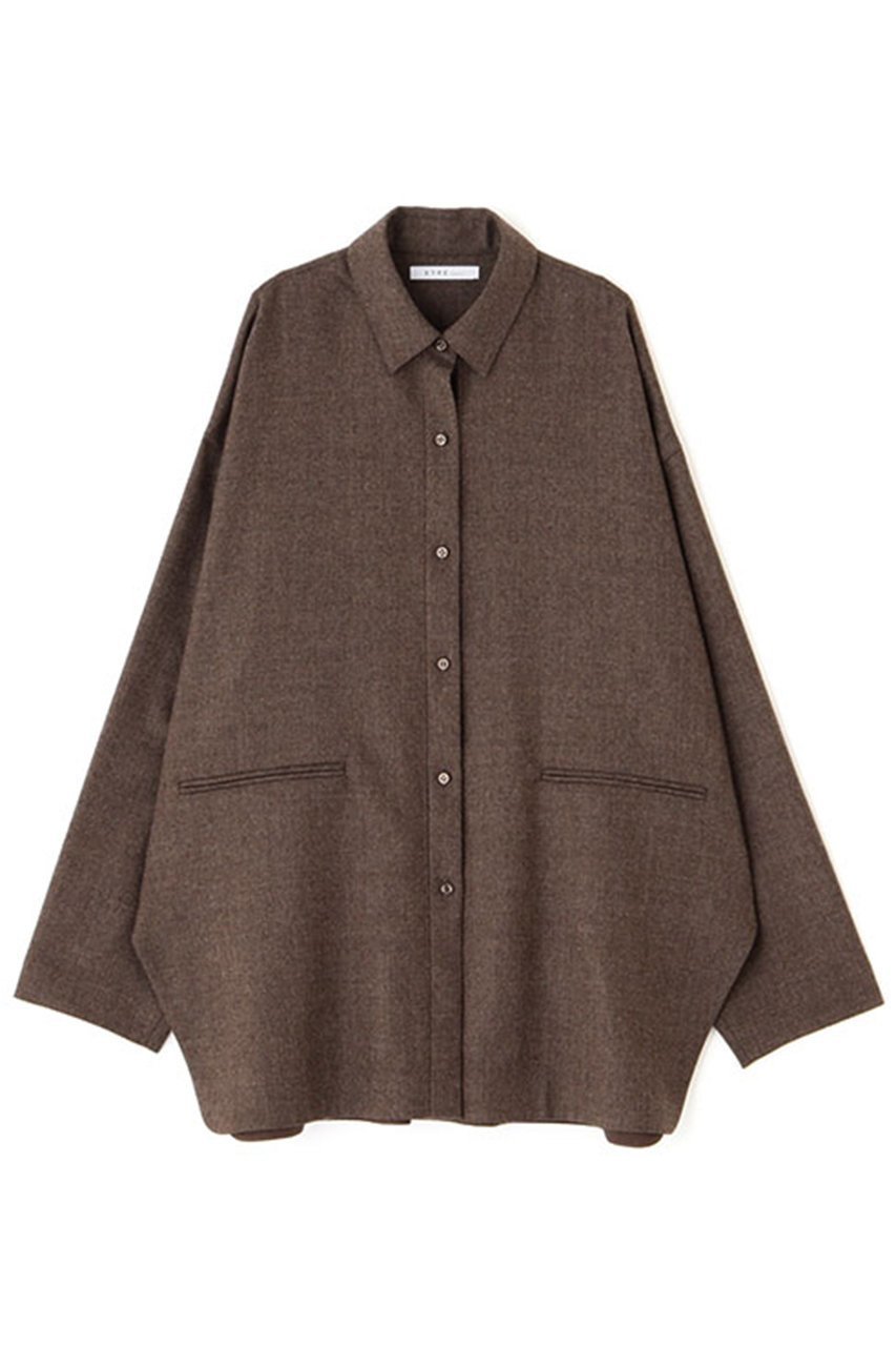 【エトレトウキョウ/ETRE TOKYO】のハイカウントフラノオーバーサイズシャツ 人気、トレンドファッション・服の通販 founy(ファニー) 　ファッション　Fashion　レディースファッション　Fashion for Women　トップス・カットソー　Cut & Sew Tops　シャツ・ブラウス・オフィスカジュアル　Elegant Blouses & Button-Ups　インナー　Innerwear　秋　Autumn　スリーブ　Sleeve, Long Sleeve / Short Sleeve　バランス　Balance, Style Balance　ロング　Long, Long-Length　冬　Winter / This Winter　新作・新入荷　New Arrivals / New In　other-8|ID: prp329100004717756 ipo3291000000034089693