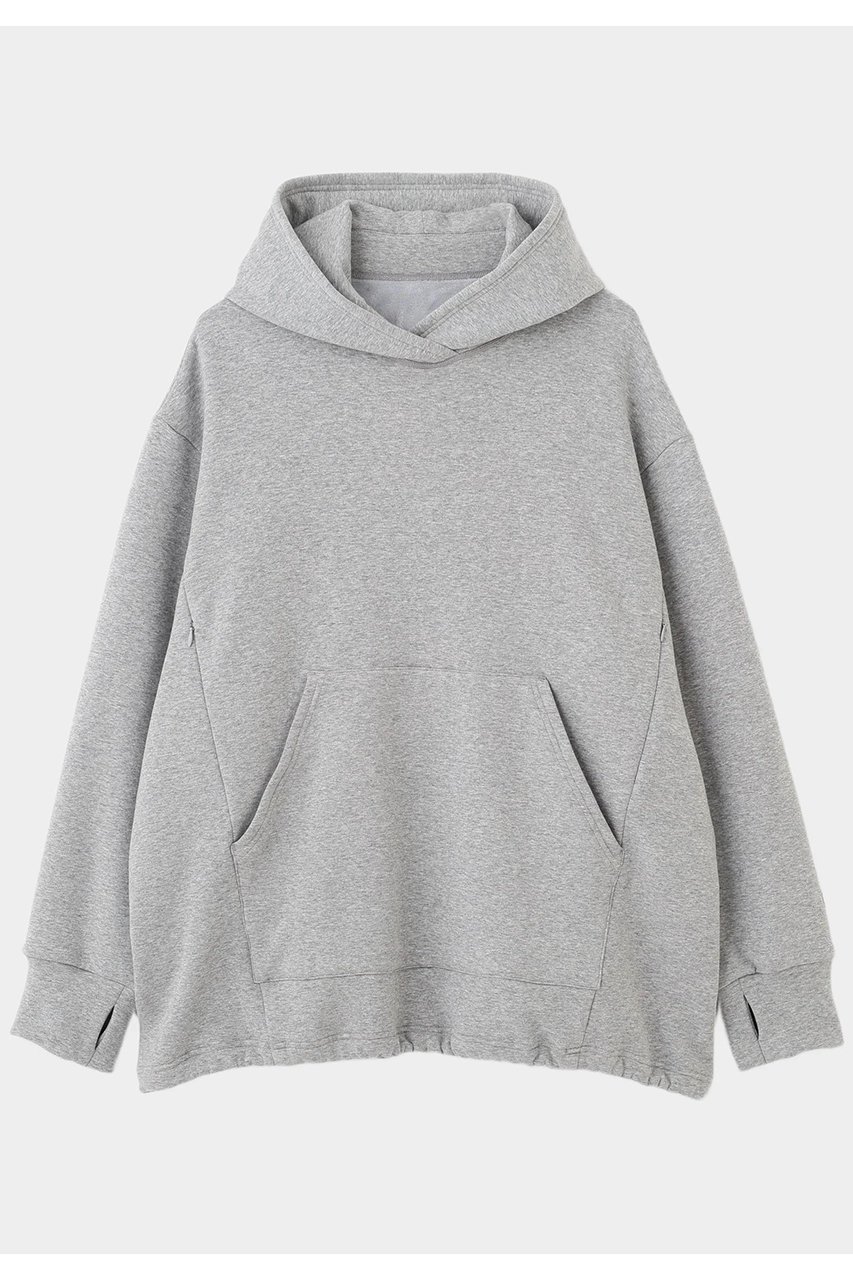 【ル フィル/LE PHIL】の《LE PHIL SPORTS》バック裏毛ビッグフーディー インテリア・キッズ・メンズ・レディースファッション・服の通販 founy(ファニー) 　ファッション　Fashion　レディースファッション　Fashion for Women　トップス・カットソー　Cut & Sew Tops　シャツ・ブラウス・オフィスカジュアル　Elegant Blouses & Button-Ups　レディースパーカー・カジュアルフーディー　Casual Hoodies & Sweatshirts　ロングTシャツ・Tシャツ　Longline T-Shirts & Tees　スウェット・クルーネックトップス　Sweatshirts & Crewnecks / Relaxed Fit Sweat Tops　カットソー・ベーシックTシャツ　Cut-and-Sewn Tops / Stretch Tees & Basics　スタンダード　Standard, Basic　ビッグ　Big, Oversized　フロント　Front, Front Design　ポケット　Pocket, Pocket Detail　冬　Winter / This Winter　グレー|ID: prp329100004717760 ipo3291000000034089716