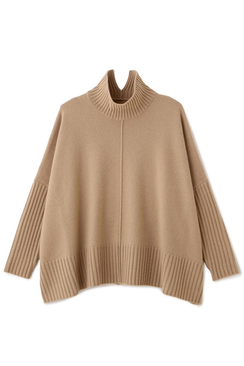 【アドーア/ADORE】のピュアカシミヤニット インテリア・キッズ・メンズ・レディースファッション・服の通販 founy(ファニー) 　ファッション　Fashion　レディースファッション　Fashion for Women　トップス・カットソー　Cut & Sew Tops　ニット　Knit Tops & Sweaters　カジュアルプルオーバー・ニットトップス　Pullovers & Knit Tops / Casual Pullovers　エレガント 上品　Elegant　スリット　Slit, Slit Detail　ボックス　Boxy, Box Shape　冬　Winter / This Winter　ベージュ|ID: prp329100004717767 ipo3291000000034089782