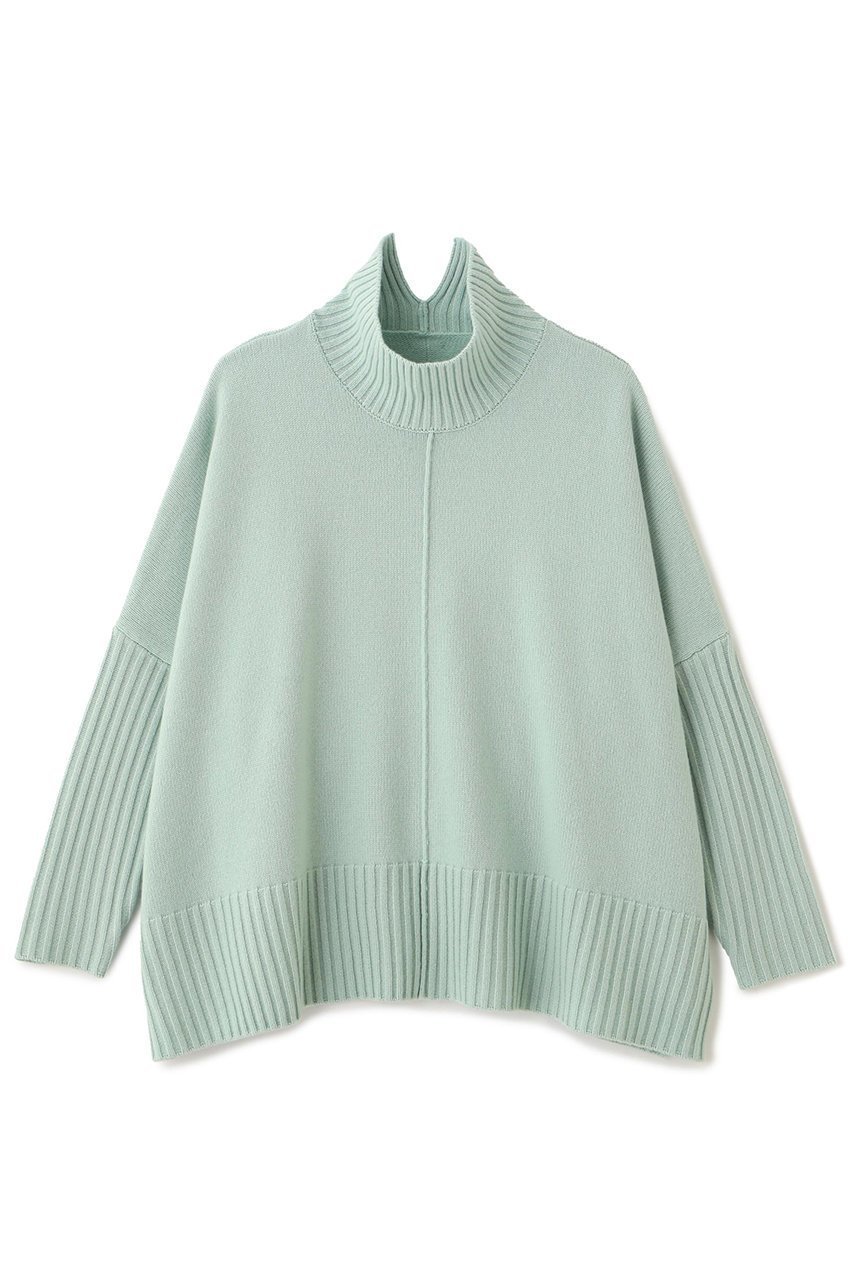 【アドーア/ADORE】のピュアカシミヤニット インテリア・キッズ・メンズ・レディースファッション・服の通販 founy(ファニー) 　ファッション　Fashion　レディースファッション　Fashion for Women　トップス・カットソー　Cut & Sew Tops　ニット　Knit Tops & Sweaters　カジュアルプルオーバー・ニットトップス　Pullovers & Knit Tops / Casual Pullovers　エレガント 上品　Elegant　スリット　Slit, Slit Detail　ボックス　Boxy, Box Shape　冬　Winter / This Winter　ライトグリーン|ID: prp329100004717767 ipo3291000000034089786