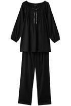【イクコ/IKUKO / GOODS】のビンテージサテンレースパジャマ 人気、トレンドファッション・服の通販 founy(ファニー) ギャザー Gathered, Ruffled クラシカル Classical, Vintage-Inspired サテン Satin, Glossy Fabric スリーブ Sleeve, Long Sleeve / Short Sleeve パジャマ Pajamas, Sleepwear フェミニン Feminine, Girly リボン Ribbon, Bow レース Lace, Lace Fabric ロング Long, Long-Length 新作・新入荷 New Arrivals / New In thumbnail ブラック|ID: prp329100004717773 ipo3291000000034089824