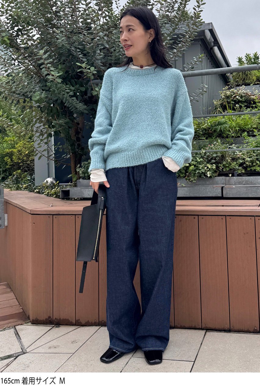 【スタニングルアー/STUNNING LURE】のスラブリリーフェザープルオーバー 人気、トレンドファッション・服の通販 founy(ファニー) 　ファッション　Fashion　レディースファッション　Fashion for Women　トップス・カットソー　Cut & Sew Tops　ニット　Knit Tops & Sweaters　カジュアルプルオーバー・ニットトップス　Pullovers & Knit Tops / Casual Pullovers　バランス　Balance, Style Balance　フェザーヤーン　Feather Yarn, Fluffy Yarn　ボトム　Bottoms, Lower Wear　other-7|ID: prp329100004717777 ipo3291000000034423989