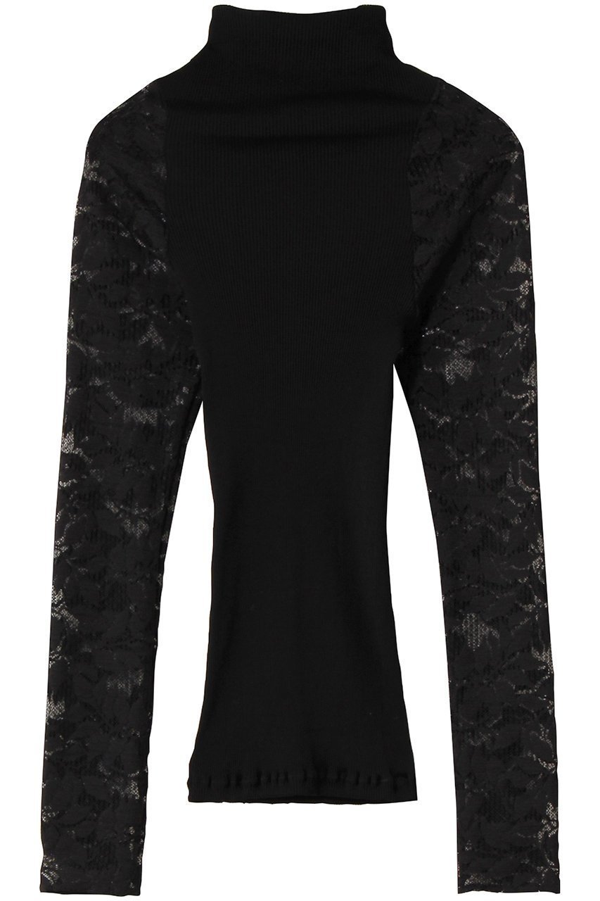 【アロマティック/AROMATIQUE】のロングスリーブ インテリア・キッズ・メンズ・レディースファッション・服の通販 founy(ファニー) 　ファッション　Fashion　レディースファッション　Fashion for Women　下着・ランジェリー　Lingerie & Intimates　その他ランジェリー・インナーアイテム　Other Lingerie / Intimates　インナー　Innerwear　スウェット / スエット　Sweatshirt, Sweatwear　スリーブ　Sleeve, Long Sleeve / Short Sleeve　ドッキング　Docking, Mixed Material　ランジェリー　Lingerie, Intimate Wear　リーフ　Leaf, Botanical Leaf　レース　Lace, Lace Fabric　ロング　Long, Long-Length　新作・新入荷　New Arrivals / New In　A/W・秋冬　Autumn/Winter　ブラック|ID: prp329100004717779 ipo3291000000034089861
