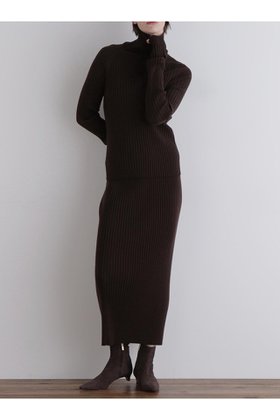 【ル フィル/LE PHIL】のワイドリブニットスカート 人気、トレンドファッション・服の通販 founy(ファニー) ファッション Fashion レディースファッション Fashion for Women スカート Skirts ロングスカート Long Skirts / Maxi & Midi Skirts セットアップ Set-Up, Coordinated Outfit パターン Pattern, Design Print フェミニン Feminine, Girly ロング Long, Long-Length |ID:prp329100004717781