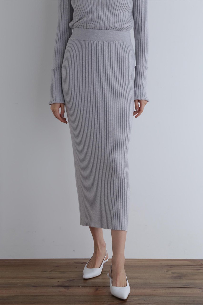 【ル フィル/LE PHIL】のワイドリブニットスカート 人気、トレンドファッション・服の通販 founy(ファニー) 　ファッション　Fashion　レディースファッション　Fashion for Women　スカート　Skirts　ロングスカート　Long Skirts / Maxi & Midi Skirts　セットアップ　Set-Up, Coordinated Outfit　パターン　Pattern, Design Print　フェミニン　Feminine, Girly　ロング　Long, Long-Length　新作・新入荷　New Arrivals / New In　other-4|ID: prp329100004717781 ipo3291000000034089887