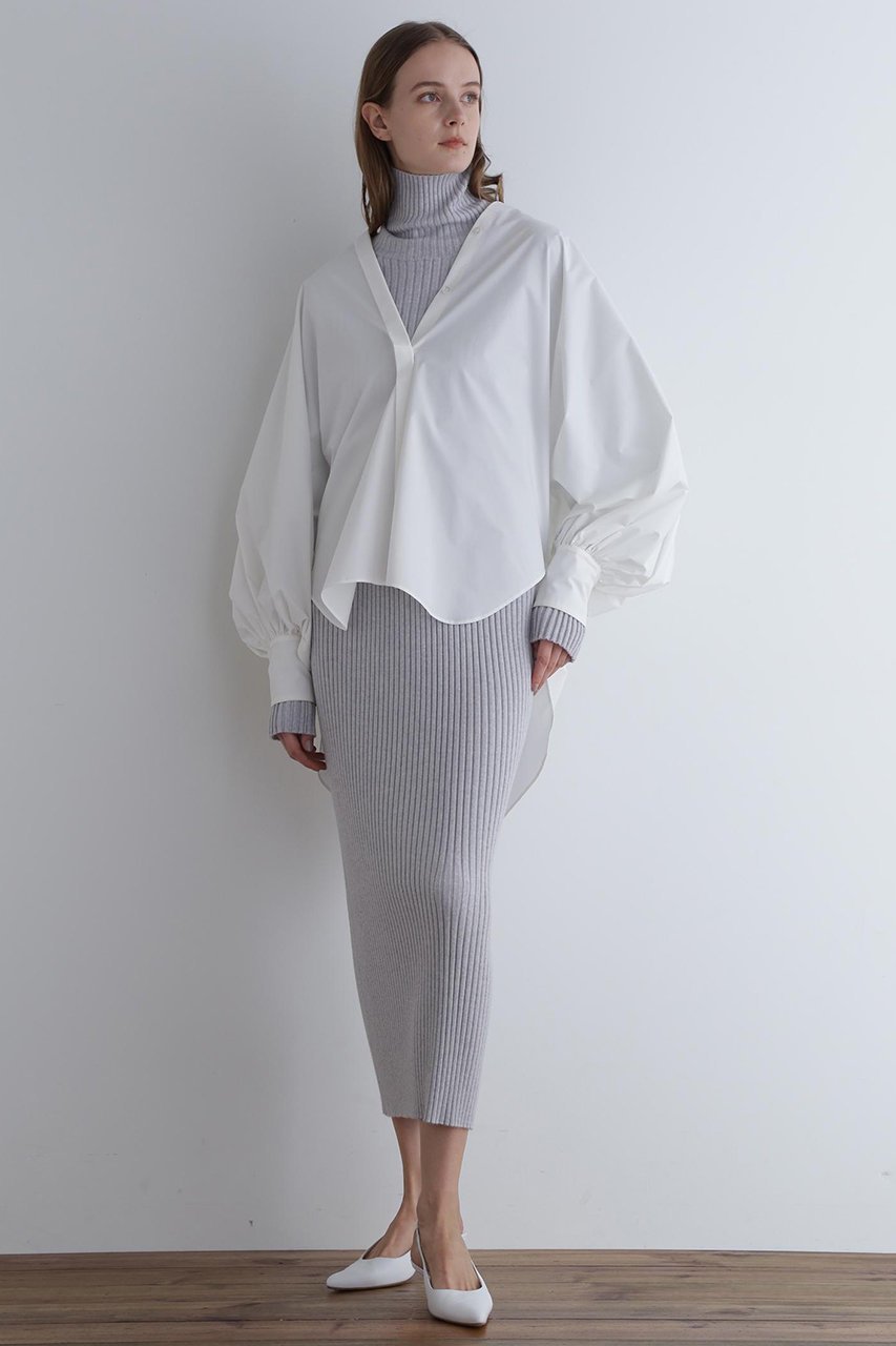 【ル フィル/LE PHIL】のワイドリブニットスカート 人気、トレンドファッション・服の通販 founy(ファニー) 　ファッション　Fashion　レディースファッション　Fashion for Women　スカート　Skirts　ロングスカート　Long Skirts / Maxi & Midi Skirts　セットアップ　Set-Up, Coordinated Outfit　パターン　Pattern, Design Print　フェミニン　Feminine, Girly　ロング　Long, Long-Length　新作・新入荷　New Arrivals / New In　other-5|ID: prp329100004717781 ipo3291000000034089888