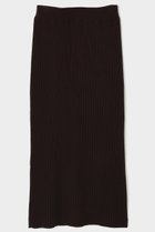 【ル フィル/LE PHIL】のワイドリブニットスカート ブラウン|ID:prp329100004717781