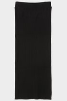 【ル フィル/LE PHIL】のワイドリブニットスカート ブラック|ID:prp329100004717781