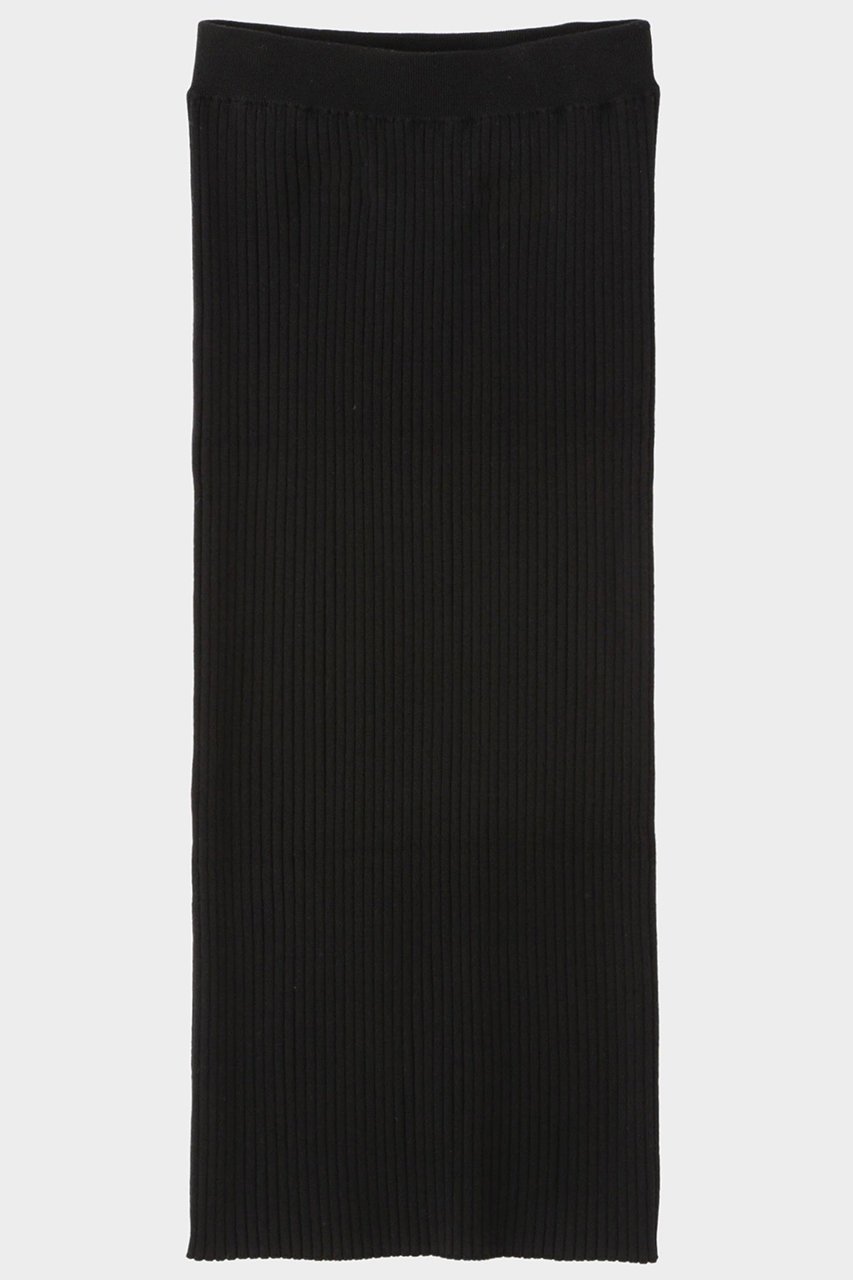 【ル フィル/LE PHIL】のワイドリブニットスカート インテリア・キッズ・メンズ・レディースファッション・服の通販 founy(ファニー) 　ファッション　Fashion　レディースファッション　Fashion for Women　スカート　Skirts　ロングスカート　Long Skirts / Maxi & Midi Skirts　セットアップ　Set-Up, Coordinated Outfit　パターン　Pattern, Design Print　フェミニン　Feminine, Girly　ロング　Long, Long-Length　ブラック|ID: prp329100004717781 ipo3291000000035833695