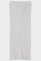 【ル フィル/LE PHIL】のワイドリブニットスカート グレー|ID:prp329100004717781