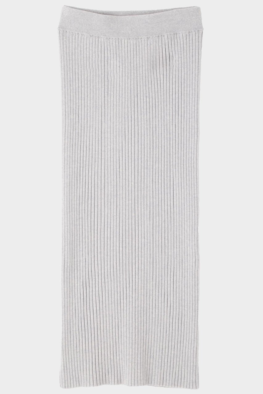 【ル フィル/LE PHIL】のワイドリブニットスカート インテリア・キッズ・メンズ・レディースファッション・服の通販 founy(ファニー) 　ファッション　Fashion　レディースファッション　Fashion for Women　スカート　Skirts　ロングスカート　Long Skirts / Maxi & Midi Skirts　セットアップ　Set-Up, Coordinated Outfit　パターン　Pattern, Design Print　フェミニン　Feminine, Girly　ロング　Long, Long-Length　グレー|ID: prp329100004717781 ipo3291000000035833696