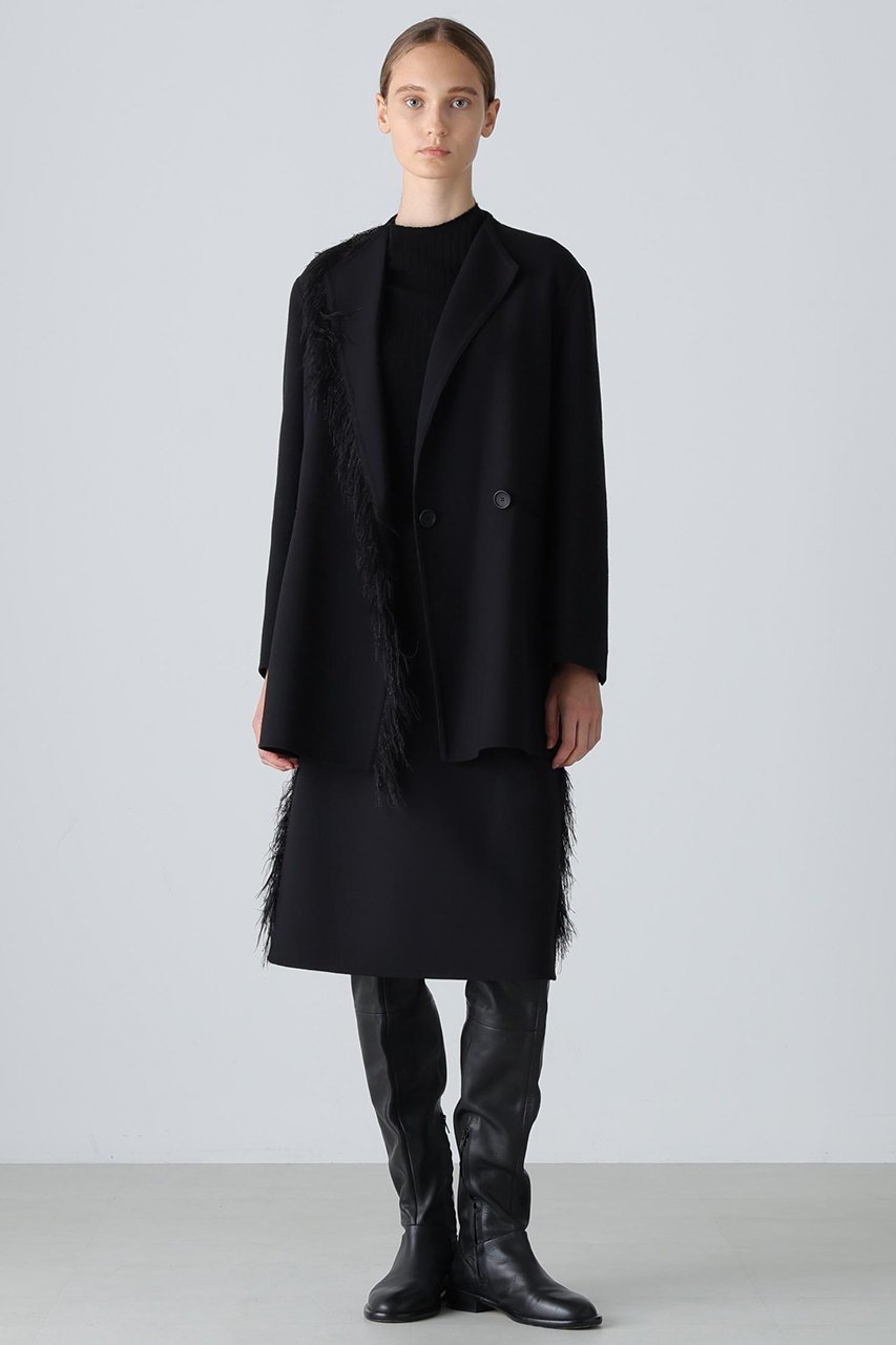 【アドーア/ADORE】のウールリバージャケット 人気、トレンドファッション・服の通販 founy(ファニー) 　ファッション　Fashion　レディースファッション　Fashion for Women　アウター　Coat / Outerwear Collection　レディースジャケット・軽アウター　Jackets　ジャケット　Jacket, Outerwear　ダブル　Double, Double-Breasted　フェイス　Face, Facial Design　フリンジ　Fringe, Tassel　エレガント 上品　Elegant　other-4|ID: prp329100004717784 ipo3291000000035971502