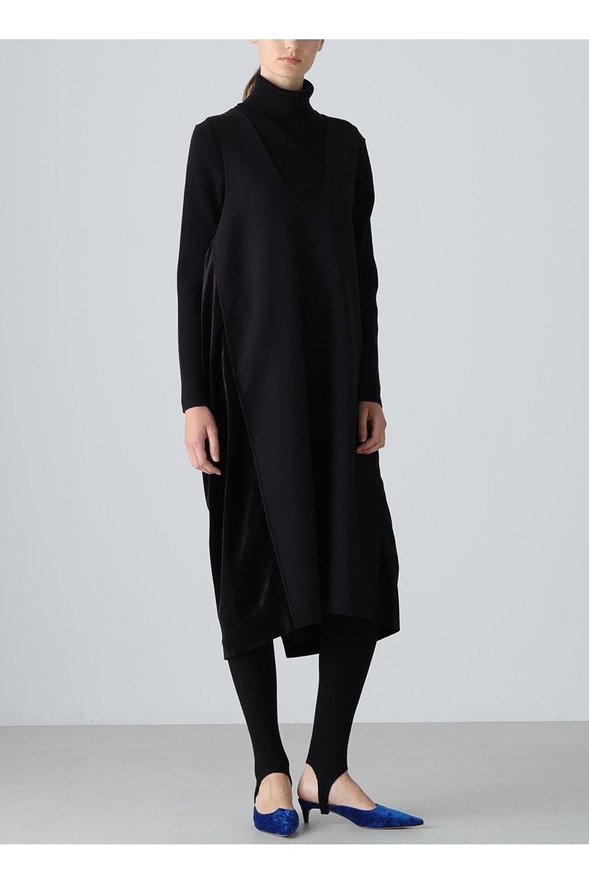 【アドーア/ADORE】のウールリバーワンピース 人気、トレンドファッション・服の通販 founy(ファニー) 　ファッション　Fashion　レディースファッション　Fashion for Women　ワンピース　Dresses　チュニック　Tunic Tops & Dresses　ダブル　Double, Double-Breasted　チュニック　Tunic, Long Top　フェイス　Face, Facial Design　ベロア　Velour, Soft Velvet　エレガント 上品　Elegant　新作・新入荷　New Arrivals / New In　other-2|ID: prp329100004717788 ipo3291000000034089941