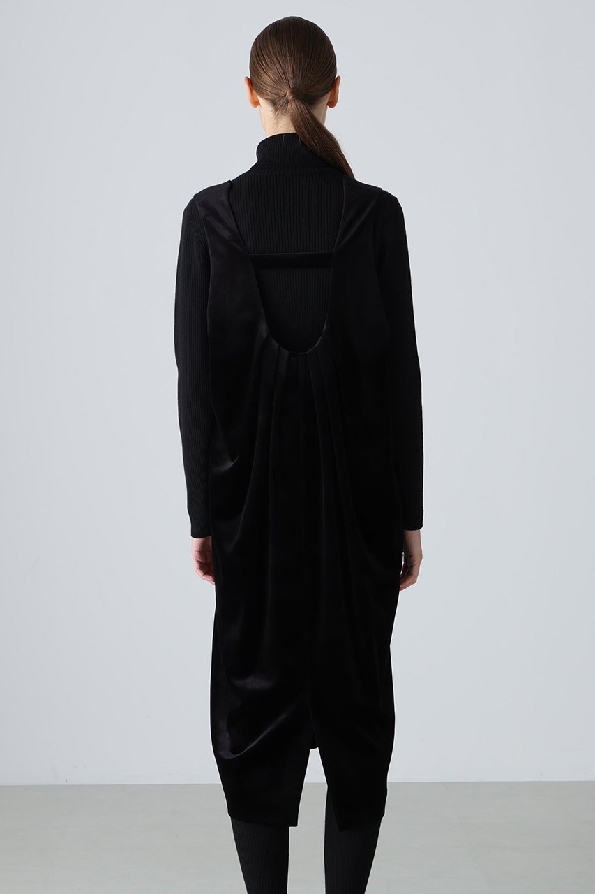 【アドーア/ADORE】のウールリバーワンピース 人気、トレンドファッション・服の通販 founy(ファニー) 　ファッション　Fashion　レディースファッション　Fashion for Women　ワンピース　Dresses　チュニック　Tunic Tops & Dresses　ダブル　Double, Double-Breasted　チュニック　Tunic, Long Top　フェイス　Face, Facial Design　ベロア　Velour, Soft Velvet　エレガント 上品　Elegant　新作・新入荷　New Arrivals / New In　other-5|ID: prp329100004717788 ipo3291000000034089947