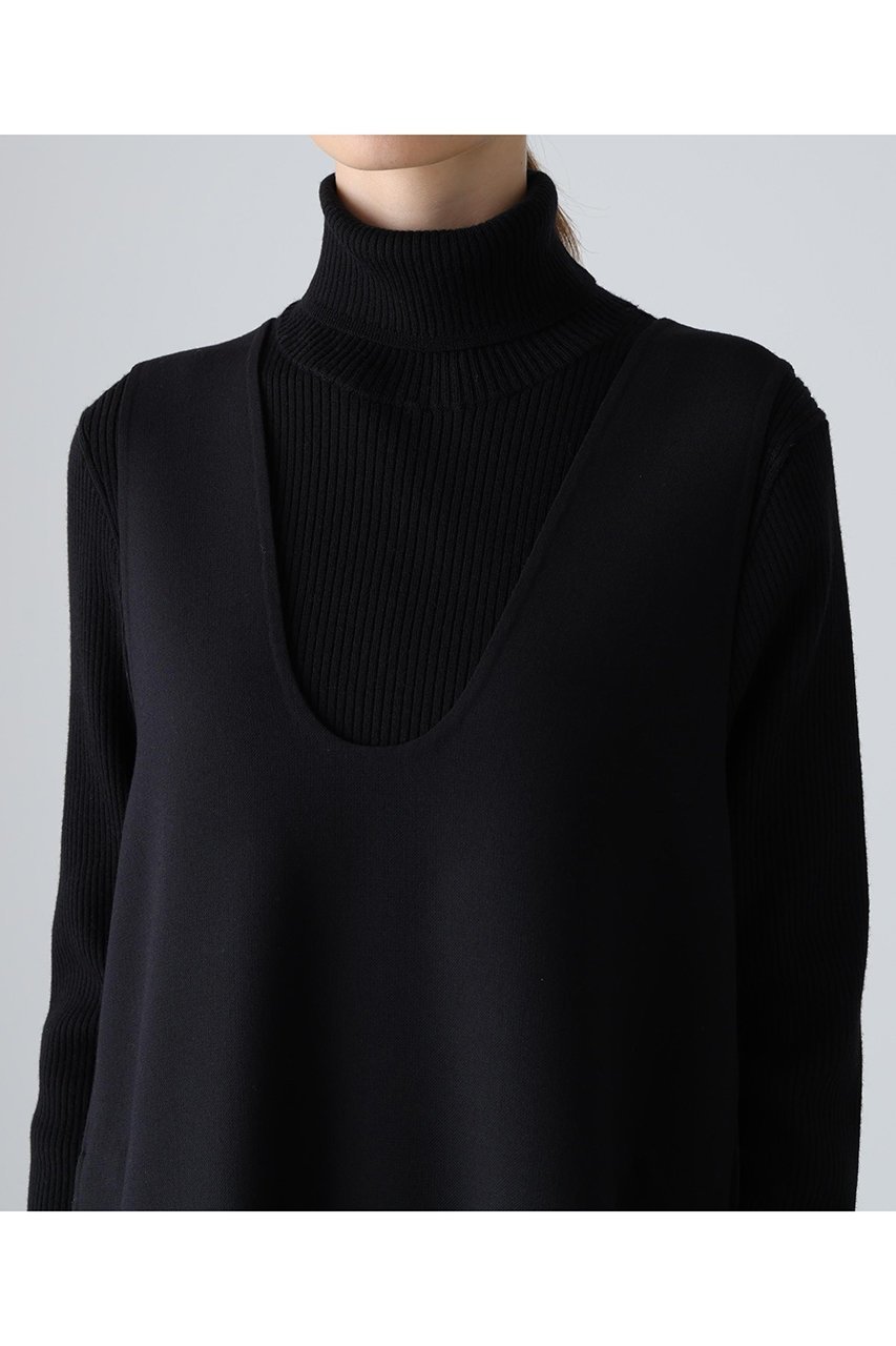 【アドーア/ADORE】のウールリバーワンピース 人気、トレンドファッション・服の通販 founy(ファニー) 　ファッション　Fashion　レディースファッション　Fashion for Women　ワンピース　Dresses　チュニック　Tunic Tops & Dresses　ダブル　Double, Double-Breasted　チュニック　Tunic, Long Top　フェイス　Face, Facial Design　ベロア　Velour, Soft Velvet　エレガント 上品　Elegant　新作・新入荷　New Arrivals / New In　other-6|ID: prp329100004717788 ipo3291000000034089948