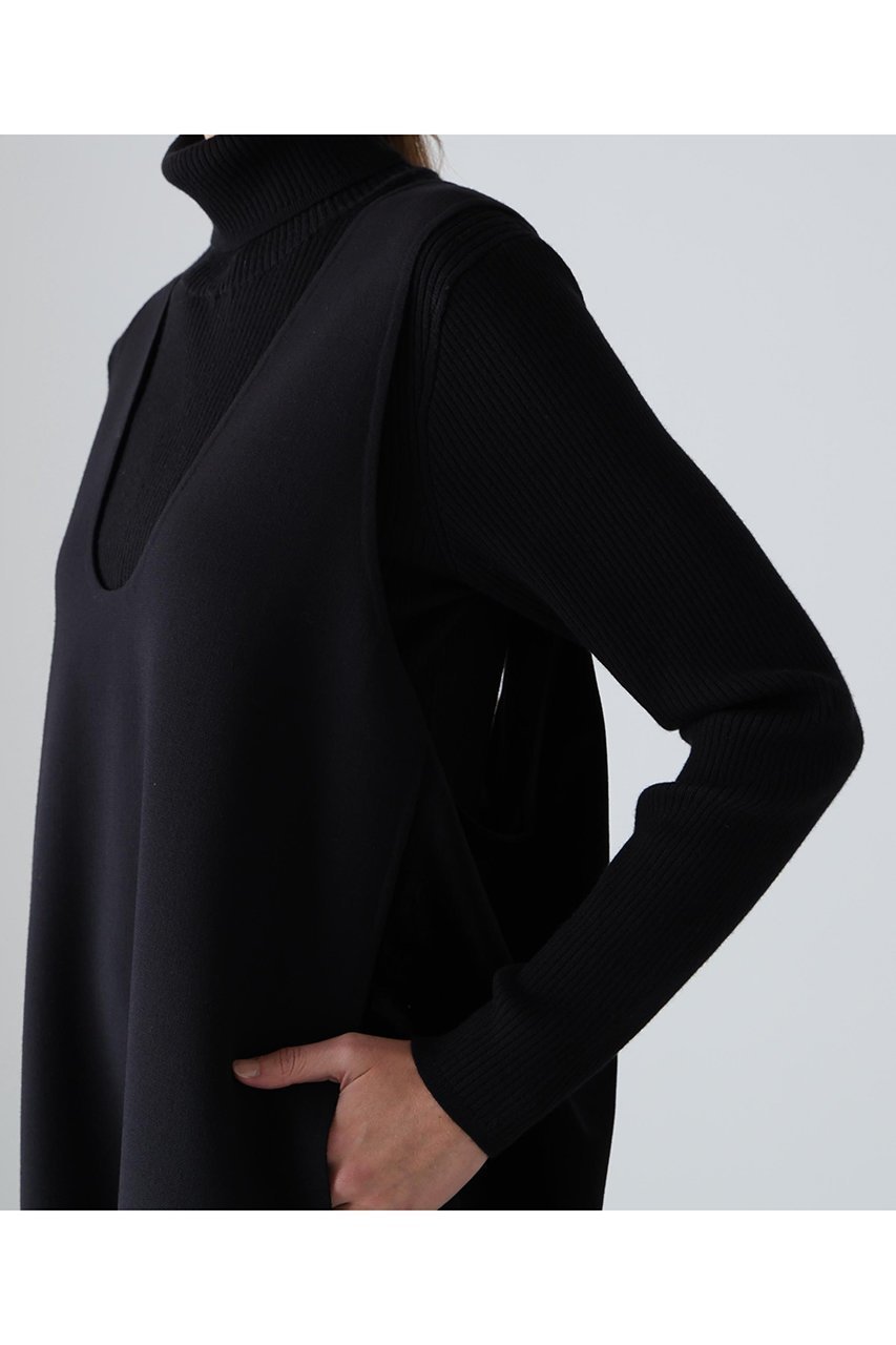 【アドーア/ADORE】のウールリバーワンピース 人気、トレンドファッション・服の通販 founy(ファニー) 　ファッション　Fashion　レディースファッション　Fashion for Women　ワンピース　Dresses　チュニック　Tunic Tops & Dresses　ダブル　Double, Double-Breasted　チュニック　Tunic, Long Top　フェイス　Face, Facial Design　ベロア　Velour, Soft Velvet　エレガント 上品　Elegant　新作・新入荷　New Arrivals / New In　other-7|ID: prp329100004717788 ipo3291000000034089951