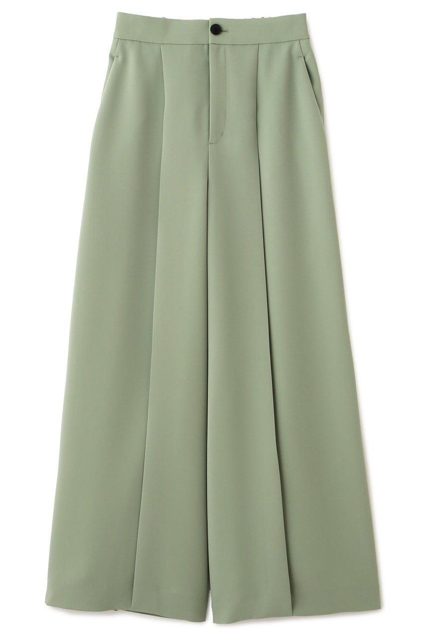 【アドーア/ADORE】のシルキーダブルクロスパンツ インテリア・キッズ・メンズ・レディースファッション・服の通販 founy(ファニー) ファッション Fashion レディースファッション Fashion for Women パンツ Pants & Trousers シンプル Simple, Minimal ドレープ Drape, Draping Fabric バランス Balance, Style Balance 再入荷 Restock / Back in Stock グリーン|ID: prp329100004717789 ipo3291000000034089955