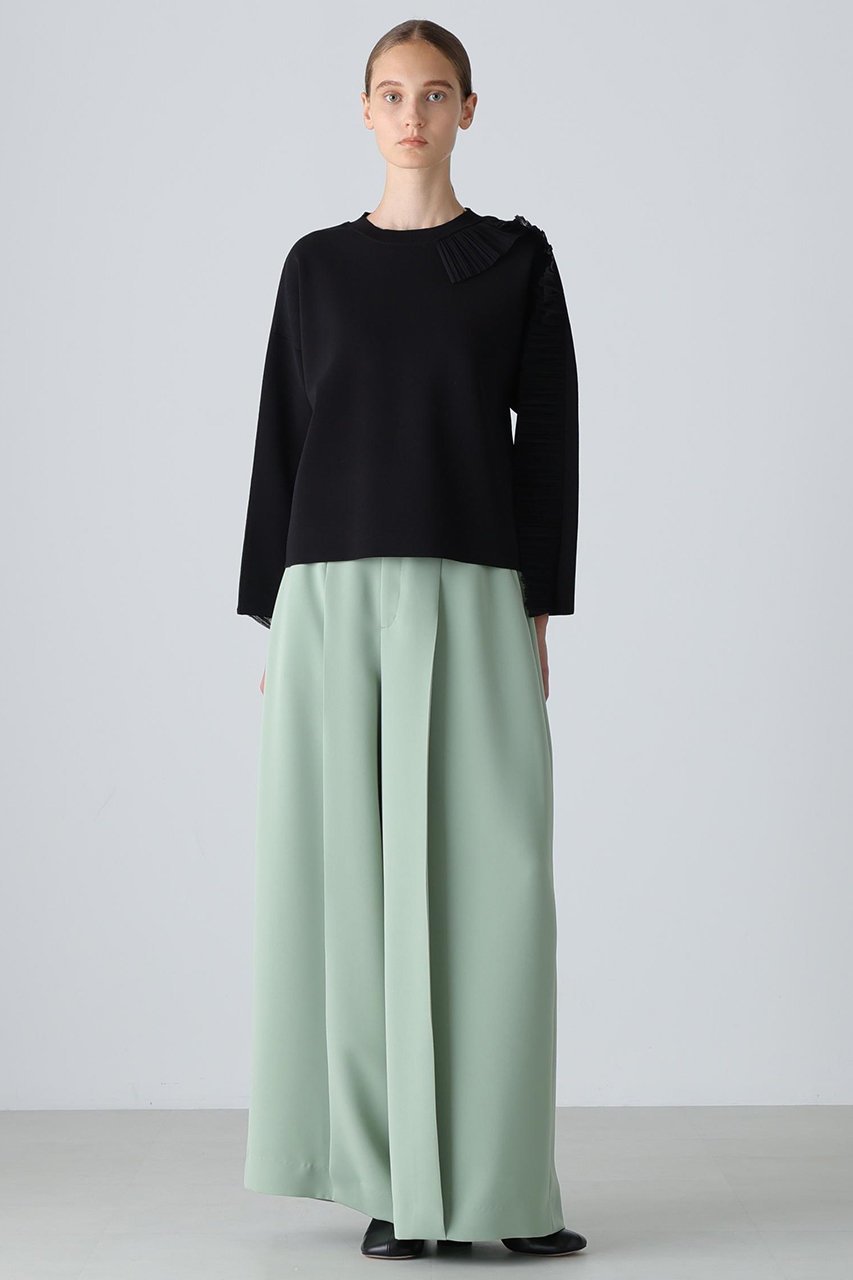 【アドーア/ADORE】のシルキーダブルクロスパンツ 人気、トレンドファッション・服の通販 founy(ファニー) ファッション Fashion レディースファッション Fashion for Women パンツ Pants & Trousers シンプル Simple, Minimal ドレープ Drape, Draping Fabric バランス Balance, Style Balance 再入荷 Restock / Back in Stock other-2|ID: prp329100004717789 ipo3291000000034089956