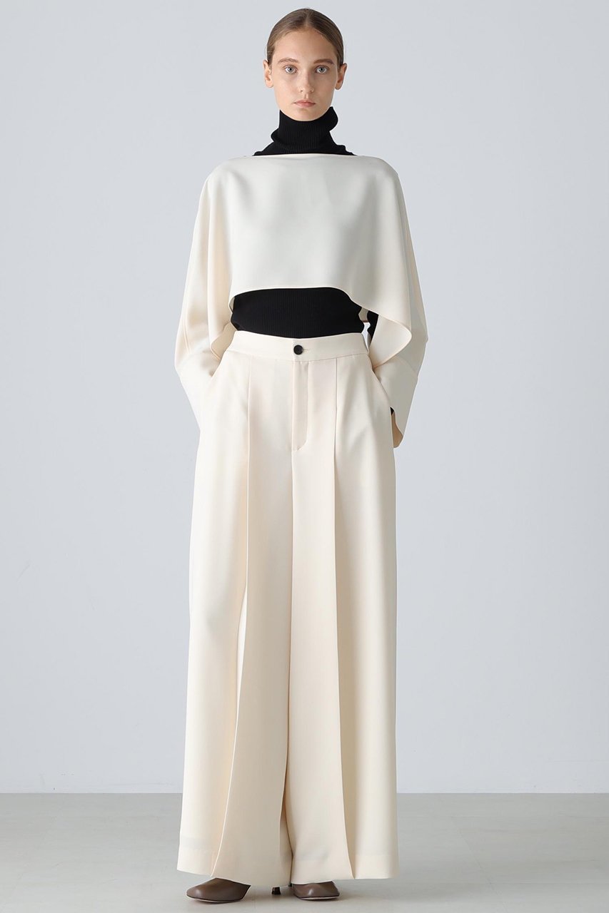 【アドーア/ADORE】のシルキーダブルクロスパンツ 人気、トレンドファッション・服の通販 founy(ファニー) 　ファッション　Fashion　レディースファッション　Fashion for Women　パンツ　Pants & Trousers　シンプル　Simple, Minimal　ドレープ　Drape, Draping Fabric　バランス　Balance, Style Balance　other-2|ID: prp329100004717789 ipo3291000000035297046