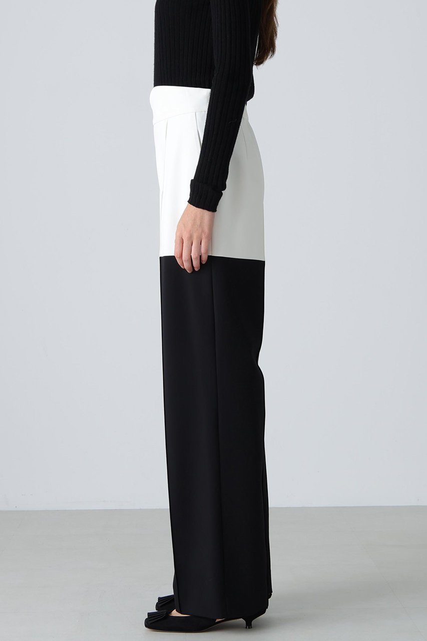 【アドーア/ADORE】のバイカラーWクロスパンツ 人気、トレンドファッション・服の通販 founy(ファニー) ファッション Fashion レディースファッション Fashion for Women パンツ Pants & Trousers コンパクト Compact, Small Size ストレッチ Stretch, Stretchy Fabric ストレート Straight, Straight Cut 再入荷 Restock / Back in Stock other-4|ID: prp329100004717791 ipo3291000000034089970