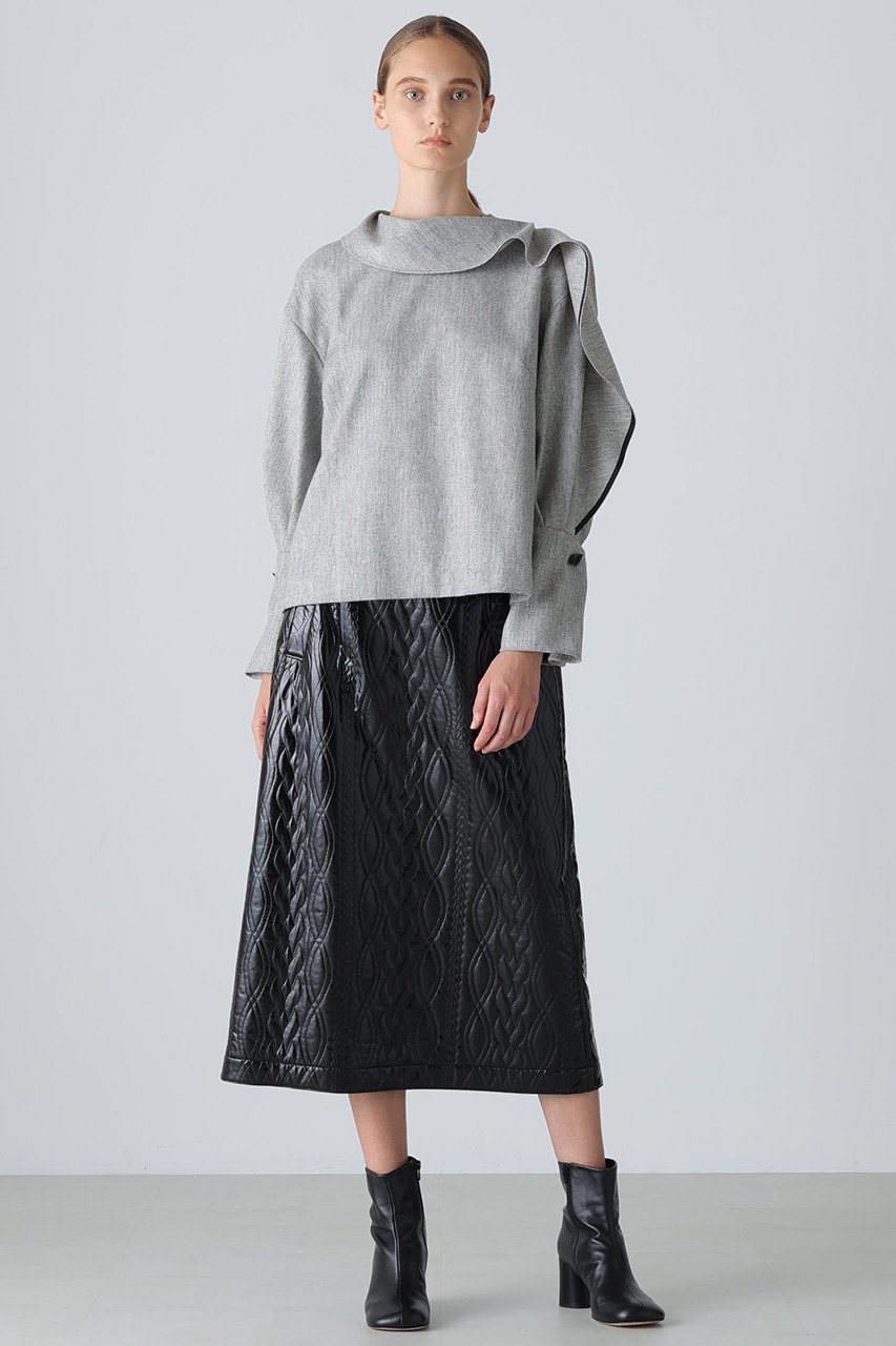 【アドーア/ADORE】のコーティングジャージースカート 人気、トレンドファッション・服の通販 founy(ファニー) 　ファッション　Fashion　レディースファッション　Fashion for Women　スカート　Skirts　ロングスカート　Long Skirts / Maxi & Midi Skirts　コーティング　Coating, Coated Finish　シンプル　Simple, Minimal　ジャカード／ジャガード　Jacquard, Woven Pattern　ロング　Long, Long-Length　エレガント 上品　Elegant　other-2|ID: prp329100004717794 ipo3291000000034089997