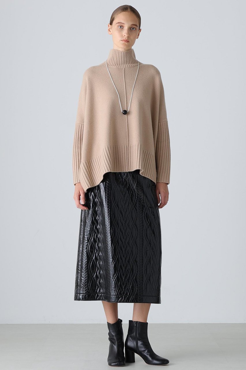 【アドーア/ADORE】のコーティングジャージースカート 人気、トレンドファッション・服の通販 founy(ファニー) 　ファッション　Fashion　レディースファッション　Fashion for Women　スカート　Skirts　ロングスカート　Long Skirts / Maxi & Midi Skirts　コーティング　Coating, Coated Finish　シンプル　Simple, Minimal　ジャカード／ジャガード　Jacquard, Woven Pattern　ロング　Long, Long-Length　エレガント 上品　Elegant　other-4|ID: prp329100004717794 ipo3291000000034089999