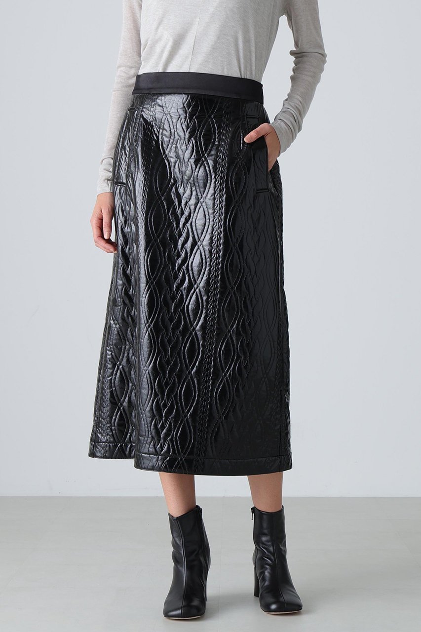 【アドーア/ADORE】のコーティングジャージースカート 人気、トレンドファッション・服の通販 founy(ファニー) 　ファッション　Fashion　レディースファッション　Fashion for Women　スカート　Skirts　ロングスカート　Long Skirts / Maxi & Midi Skirts　コーティング　Coating, Coated Finish　シンプル　Simple, Minimal　ジャカード／ジャガード　Jacquard, Woven Pattern　ロング　Long, Long-Length　エレガント 上品　Elegant　other-5|ID: prp329100004717794 ipo3291000000034090000