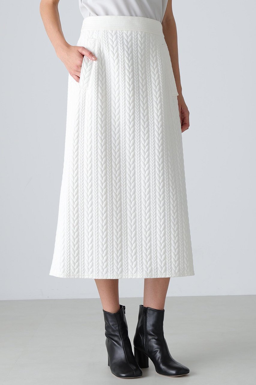 【アドーア/ADORE】のジャガードジャージースカート 人気、トレンドファッション・服の通販 founy(ファニー) 　ファッション　Fashion　レディースファッション　Fashion for Women　スカート　Skirts　ロングスカート　Long Skirts / Maxi & Midi Skirts　おすすめ　Recommended / Our Picks　カットソー　Cut and Sewn Top　シンプル　Simple, Minimal　ジャカード／ジャガード　Jacquard, Woven Pattern　セットアップ　Set-Up, Coordinated Outfit　ロング　Long, Long-Length　新作・新入荷　New Arrivals / New In　other-3|ID: prp329100004717796 ipo3291000000034090012