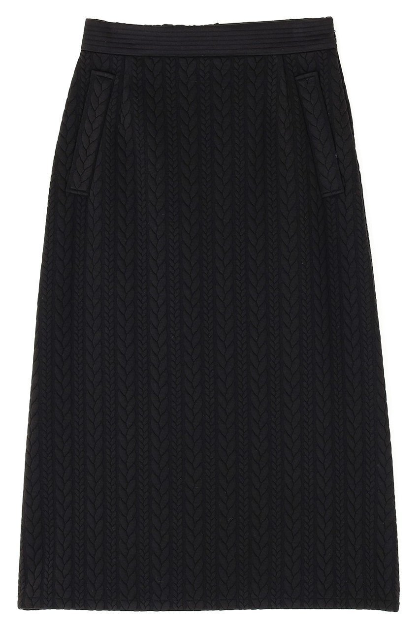 【アドーア/ADORE】のジャガードジャージースカート インテリア・キッズ・メンズ・レディースファッション・服の通販 founy(ファニー) 　ファッション　Fashion　レディースファッション　Fashion for Women　スカート　Skirts　ロングスカート　Long Skirts / Maxi & Midi Skirts　おすすめ　Recommended / Our Picks　カットソー　Cut and Sewn Top　シンプル　Simple, Minimal　ジャカード／ジャガード　Jacquard, Woven Pattern　セットアップ　Set-Up, Coordinated Outfit　ロング　Long, Long-Length　ブラック|ID: prp329100004717796 ipo3291000000035074261