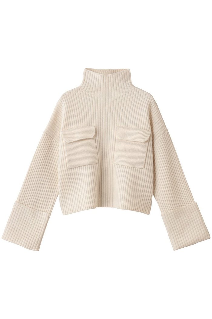 【サクラ/SACRA】のボイルラムウールリブプルオーバー インテリア・キッズ・メンズ・レディースファッション・服の通販 founy(ファニー) https://founy.com/ ファッション Fashion レディースファッション Fashion for Women トップス・カットソー Cut & Sew Tops ニット Knit Tops & Sweaters カジュアルプルオーバー・ニットトップス Pullovers & Knit Tops / Casual Pullovers カフス Cuff Design クロップド Cropped, Short Length トレンド Trend, Trending Now バランス Balance, Style Balance パッチ Patch, Appliqué フラップ Flap, Flap Pocket フロント Front, Front Design ポケット Pocket, Pocket Detail ワイド Wide, Wide Fit 新作・新入荷 New Arrivals / New In |ID: prp329100004717806 ipo3291000000034090076