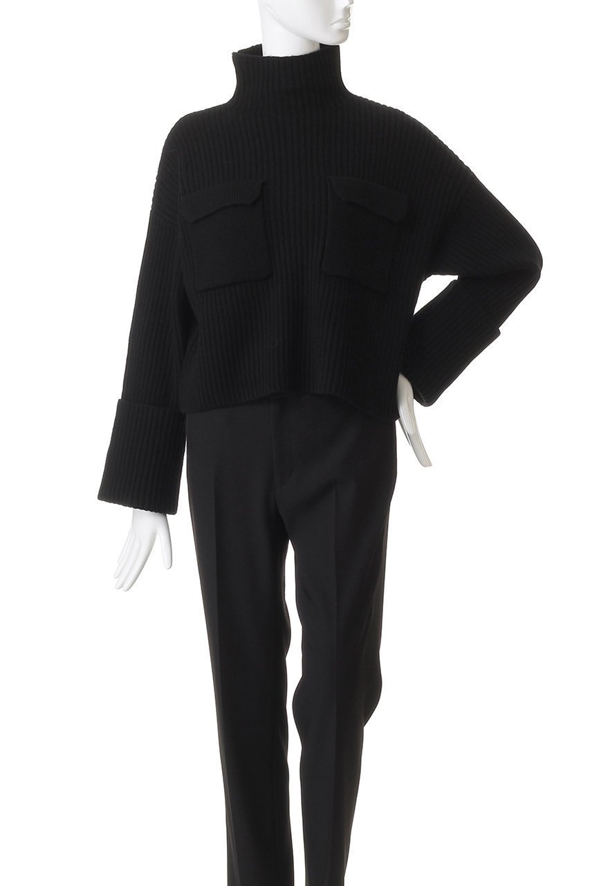 【サクラ/SACRA】のボイルラムウールリブプルオーバー 人気、トレンドファッション・服の通販 founy(ファニー) 　ファッション　Fashion　レディースファッション　Fashion for Women　トップス・カットソー　Cut & Sew Tops　ニット　Knit Tops & Sweaters　カジュアルプルオーバー・ニットトップス　Pullovers & Knit Tops / Casual Pullovers　カフス　Cuff Design　クロップド　Cropped, Short Length　トレンド　Trend, Trending Now　バランス　Balance, Style Balance　パッチ　Patch, Appliqué　フラップ　Flap, Flap Pocket　フロント　Front, Front Design　ポケット　Pocket, Pocket Detail　ワイド　Wide, Wide Fit　新作・新入荷　New Arrivals / New In　other-2|ID: prp329100004717806 ipo3291000000034090081