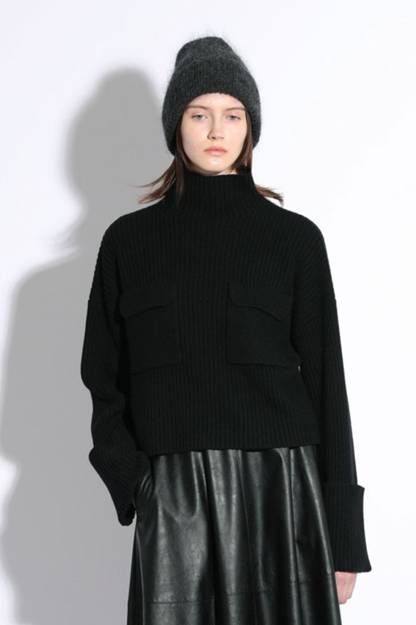 【サクラ/SACRA】のボイルラムウールリブプルオーバー 人気、トレンドファッション・服の通販 founy(ファニー) 　ファッション　Fashion　レディースファッション　Fashion for Women　トップス・カットソー　Cut & Sew Tops　ニット　Knit Tops & Sweaters　カジュアルプルオーバー・ニットトップス　Pullovers & Knit Tops / Casual Pullovers　カフス　Cuff Design　クロップド　Cropped, Short Length　トレンド　Trend, Trending Now　バランス　Balance, Style Balance　パッチ　Patch, Appliqué　フラップ　Flap, Flap Pocket　フロント　Front, Front Design　ポケット　Pocket, Pocket Detail　ワイド　Wide, Wide Fit　新作・新入荷　New Arrivals / New In　other-7|ID: prp329100004717806 ipo3291000000034090091