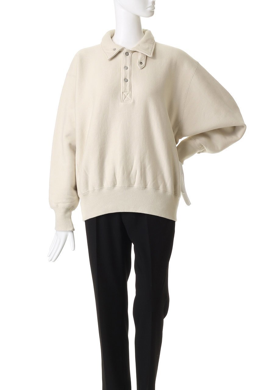 【イレーヴ/YLEVE】のHEAVY ウェイト フリース ブリーチ スナップ プルオーバー 人気、トレンドファッション・服の通販 founy(ファニー) 　ファッション　Fashion　レディースファッション　Fashion for Women　トップス・カットソー　Cut & Sew Tops　シャツ・ブラウス・オフィスカジュアル　Elegant Blouses & Button-Ups　レディースパーカー・カジュアルフーディー　Casual Hoodies & Sweatshirts　ロングTシャツ・Tシャツ　Longline T-Shirts & Tees　カジュアルプルオーバー・ニットトップス　Pullovers & Knit Tops / Casual Pullovers　スウェット・クルーネックトップス　Sweatshirts & Crewnecks / Relaxed Fit Sweat Tops　カットソー・ベーシックTシャツ　Cut-and-Sewn Tops / Stretch Tees & Basics　おすすめ　Recommended / Our Picks　スポーティ　Sporty, Casual Athletic　スラックス　Slacks, Dress Pants　フレア　Flare, Flared　ブリーチ　Bleach, Washed Finish　ボトム　Bottoms, Lower Wear　定番　Standard, Basic Item　新作・新入荷　New Arrivals / New In　other-2|ID: prp329100004717810 ipo3291000000034090111