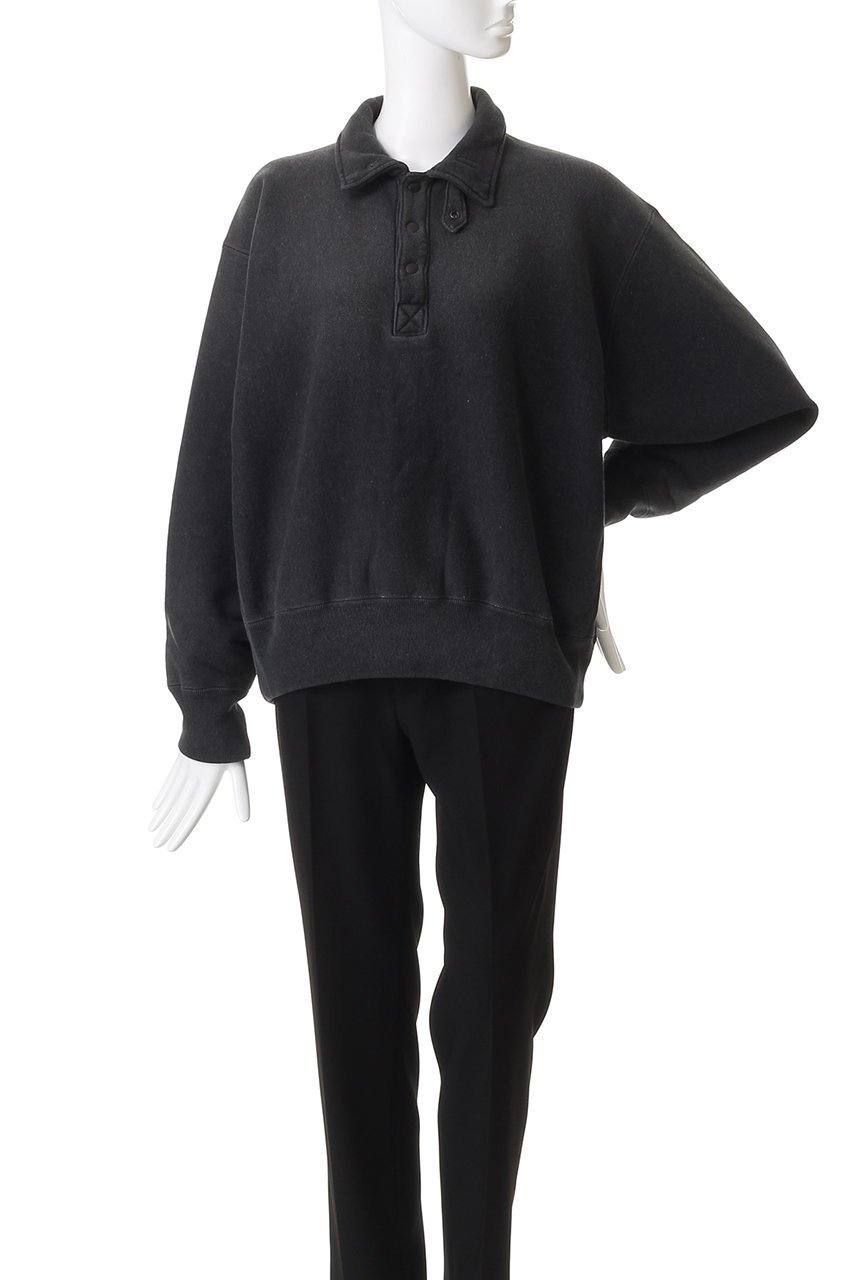 【イレーヴ/YLEVE】のHEAVY ウェイト フリース ブリーチ スナップ プルオーバー 人気、トレンドファッション・服の通販 founy(ファニー) 　ファッション　Fashion　レディースファッション　Fashion for Women　トップス・カットソー　Cut & Sew Tops　シャツ・ブラウス・オフィスカジュアル　Elegant Blouses & Button-Ups　レディースパーカー・カジュアルフーディー　Casual Hoodies & Sweatshirts　ロングTシャツ・Tシャツ　Longline T-Shirts & Tees　カジュアルプルオーバー・ニットトップス　Pullovers & Knit Tops / Casual Pullovers　スウェット・クルーネックトップス　Sweatshirts & Crewnecks / Relaxed Fit Sweat Tops　カットソー・ベーシックTシャツ　Cut-and-Sewn Tops / Stretch Tees & Basics　おすすめ　Recommended / Our Picks　スポーティ　Sporty, Casual Athletic　スラックス　Slacks, Dress Pants　フレア　Flare, Flared　ブリーチ　Bleach, Washed Finish　ボトム　Bottoms, Lower Wear　定番　Standard, Basic Item　other-2|ID: prp329100004717810 ipo3291000000035687616