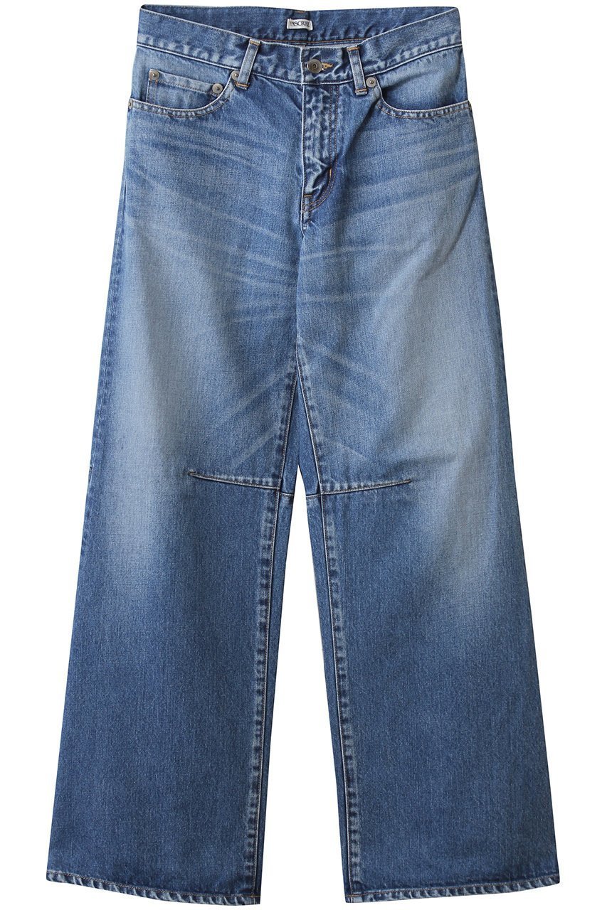 【アンスクリア/INSCRIRE】のルーズ フレア デニムパンツ 人気、トレンドファッション・服の通販 founy(ファニー) 　ファッション　Fashion　レディースファッション　Fashion for Women　パンツ　Pants & Trousers　デニムパンツ・ジーンズ・美脚デニム　Denim Jeans & Pants　デニム　Denim, Jeans Material　フレア　Flare, Flared　リラックス　Relax, Relaxed Fit　ルーズ　Loose, Oversized　定番　Standard, Basic Item　新作・新入荷　New Arrivals / New In　 other-1|ID: prp329100004717816 ipo3291000000034090152