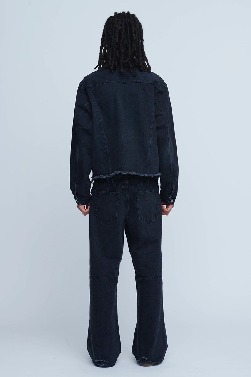 【アンスクリア/INSCRIRE】のルーズ フレア デニムパンツ 人気、トレンドファッション・服の通販 founy(ファニー) 　ファッション　Fashion　レディースファッション　Fashion for Women　パンツ　Pants & Trousers　デニムパンツ・ジーンズ・美脚デニム　Denim Jeans & Pants　デニム　Denim, Jeans Material　フレア　Flare, Flared　リラックス　Relax, Relaxed Fit　ルーズ　Loose, Oversized　定番　Standard, Basic Item　新作・新入荷　New Arrivals / New In　other-8|ID: prp329100004717816 ipo3291000000034090166